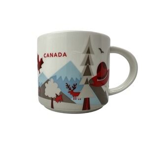 CANADA Starbucks Coffee Mug You Are Here Collection 2015 Red on White 14 Oz. Mug